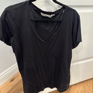 Michael Stars S/S V neck Black T shirt